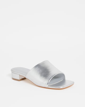 Low Heeled Mule - Wide Fit (E)