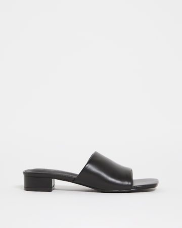 Low Heeled Mule - Wide Fit (E)
