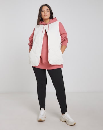 Pink Longline Hoodie
