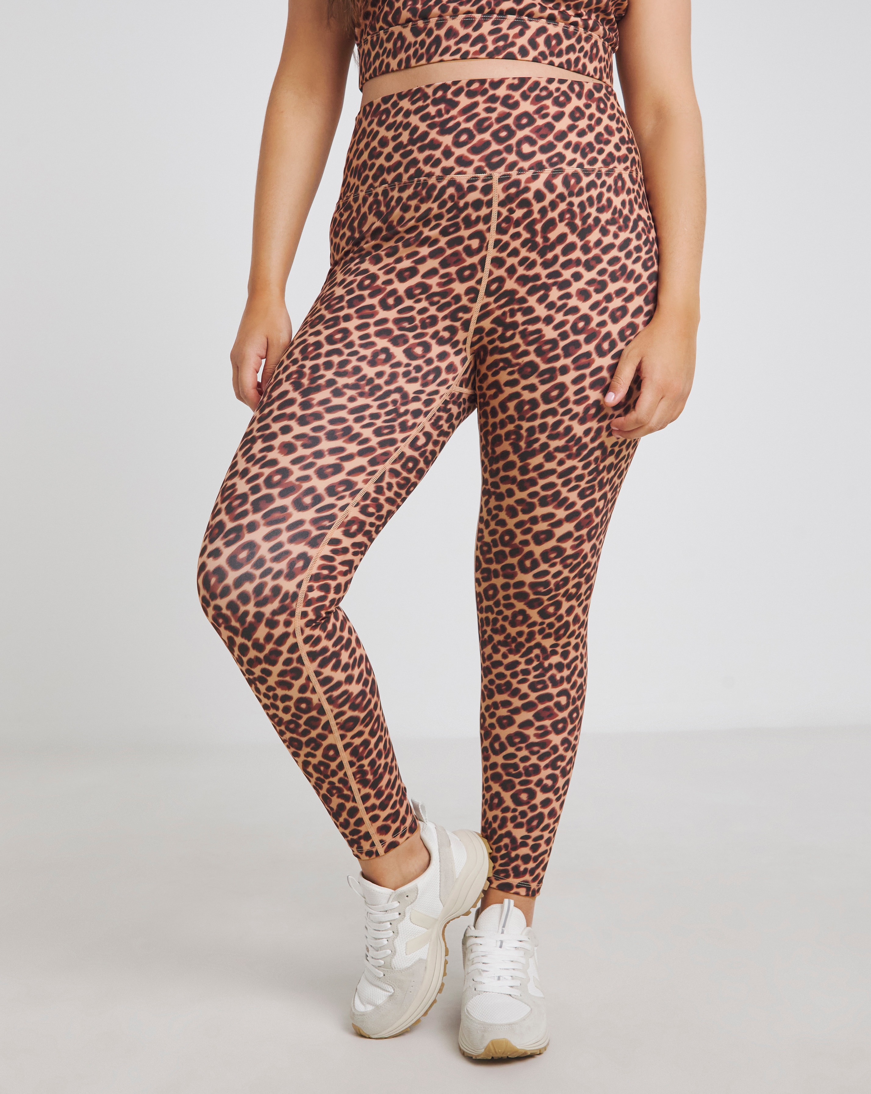 Simply Be Leopard Print Active Leggings