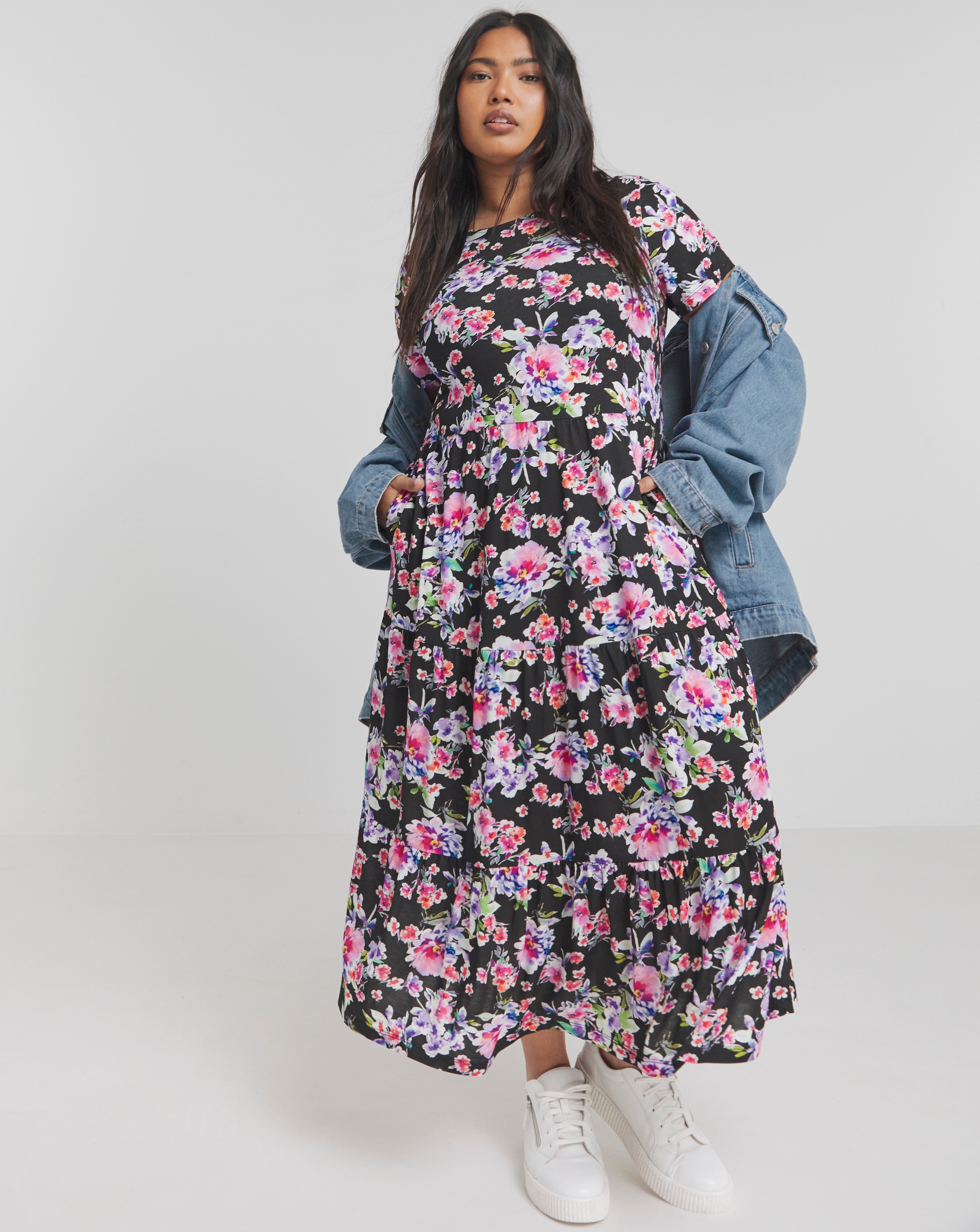 Joe Browns Tiered Jersey Midaxi Dress