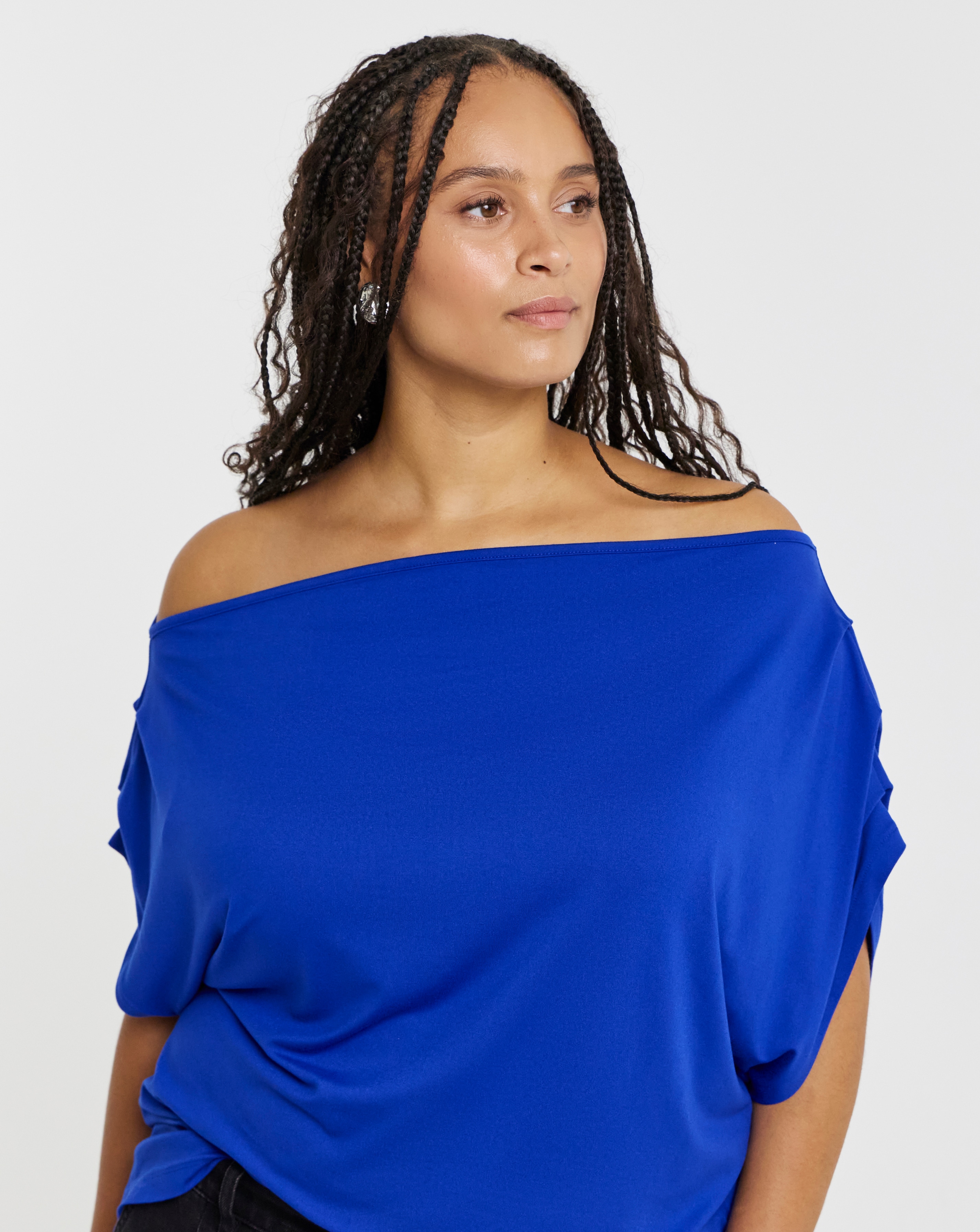Soft Jersey Off Shoulder Top