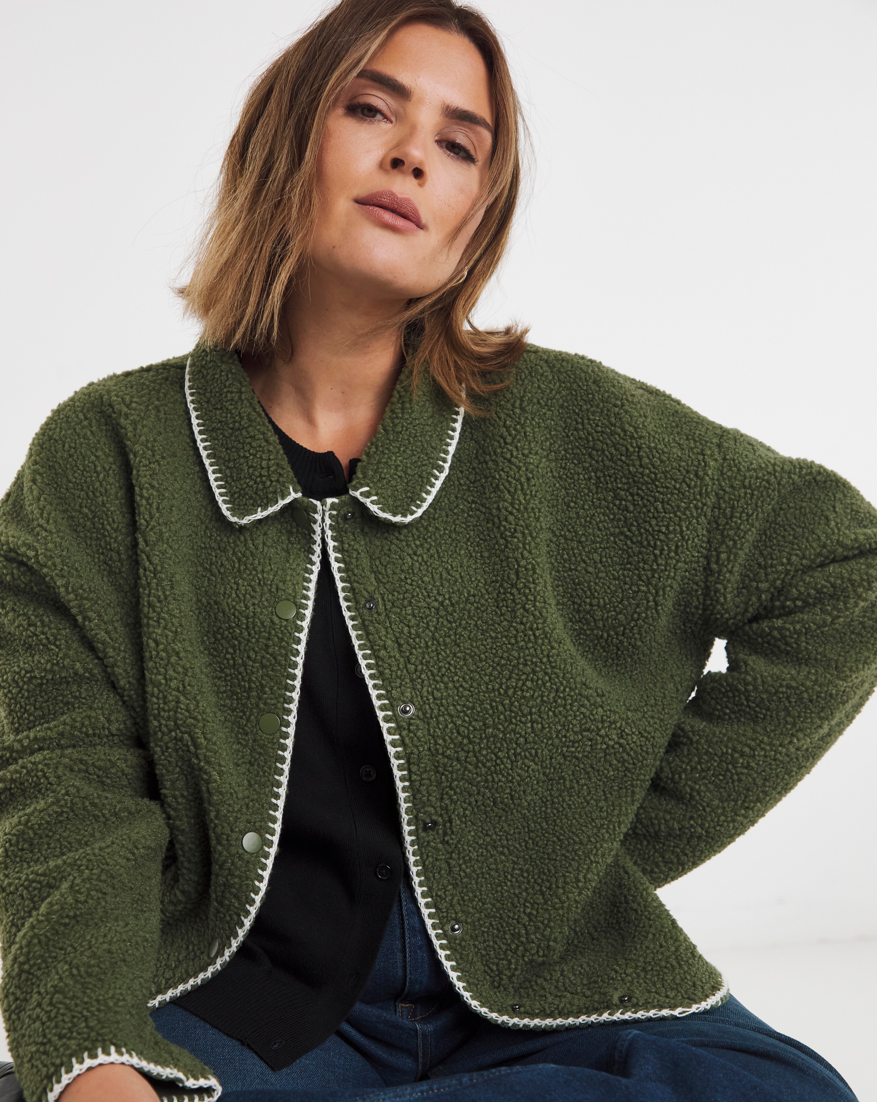 Whipstitch Teddy Button Through