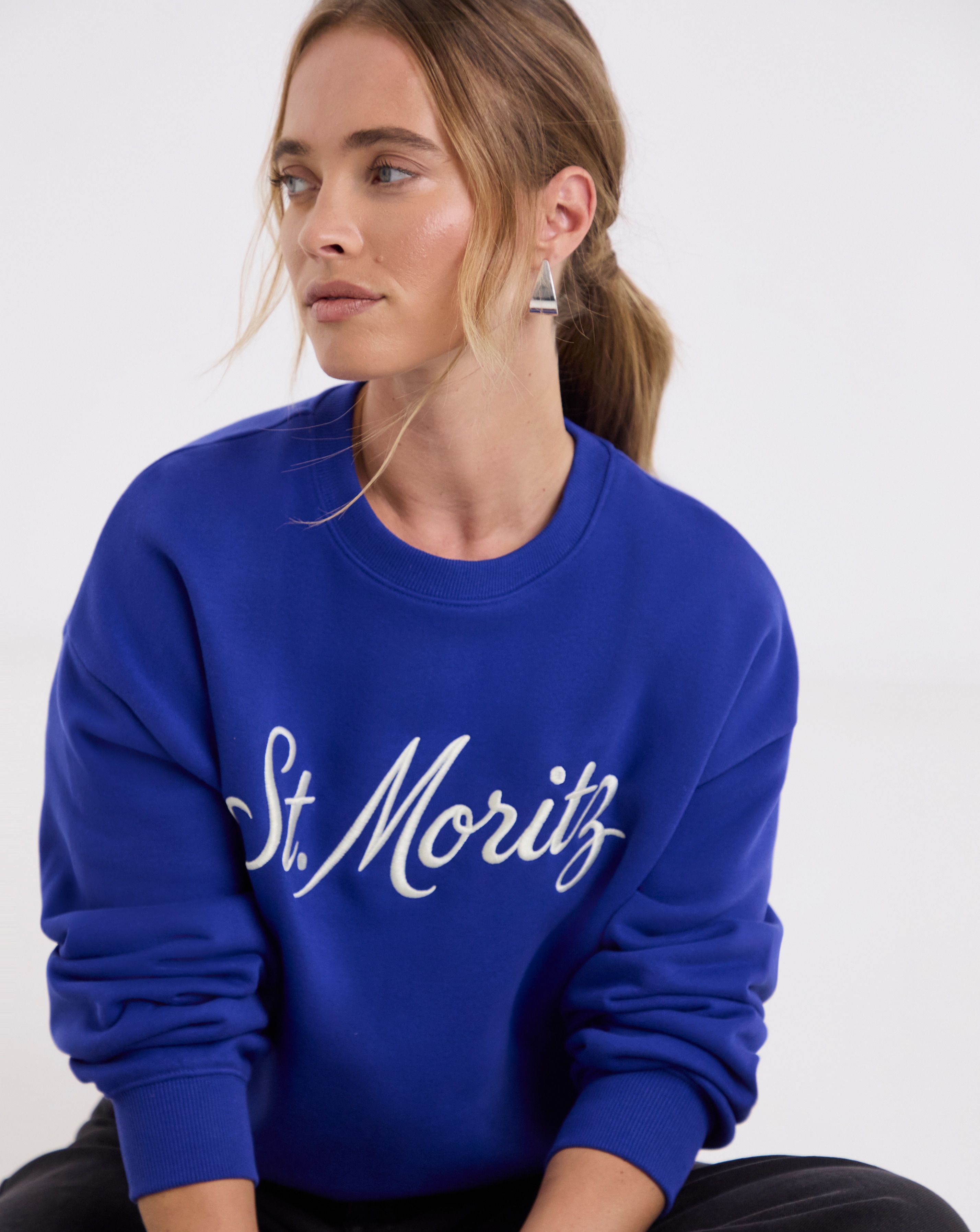 St Moritz Embroidered Sweatshirt