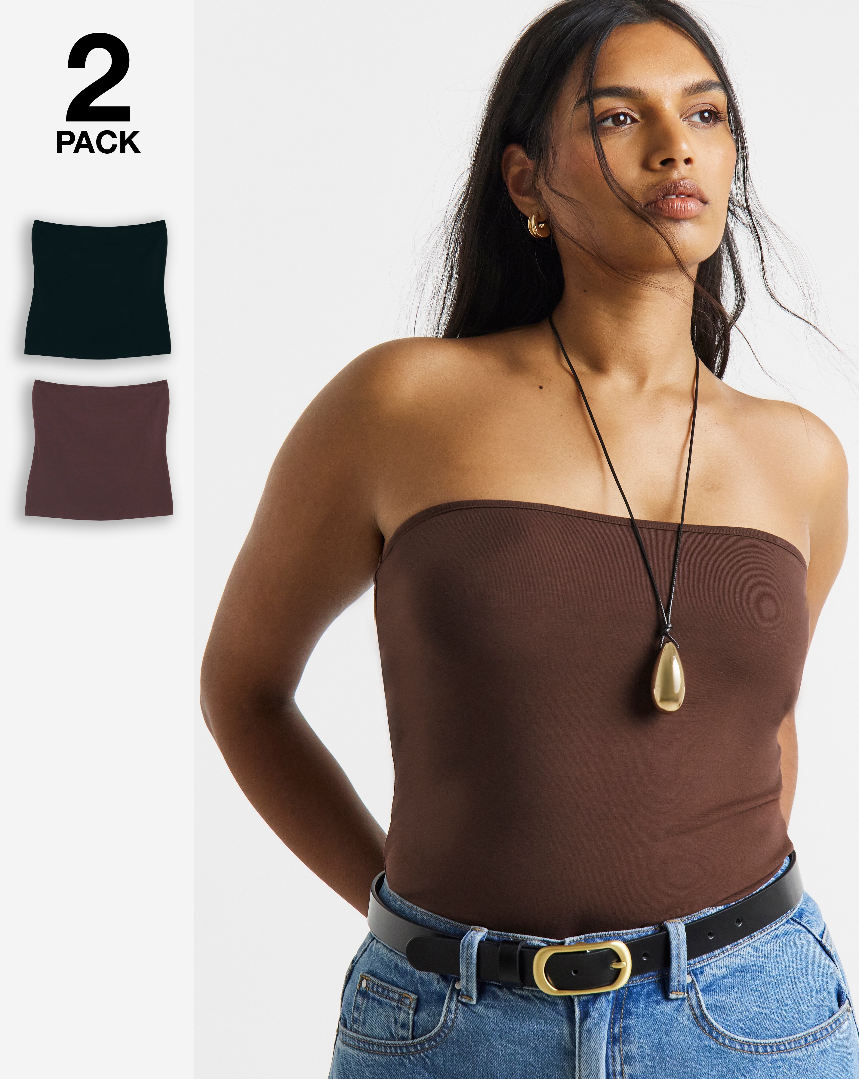 New In - 2 Pack Bandeau Tops