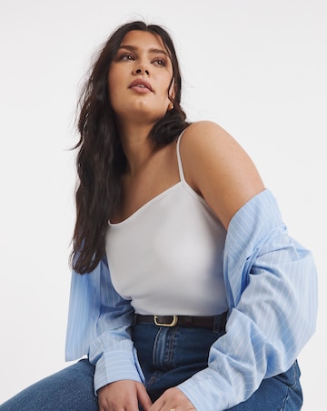 Black, White & Grey 3 Pack Square Neck Camis