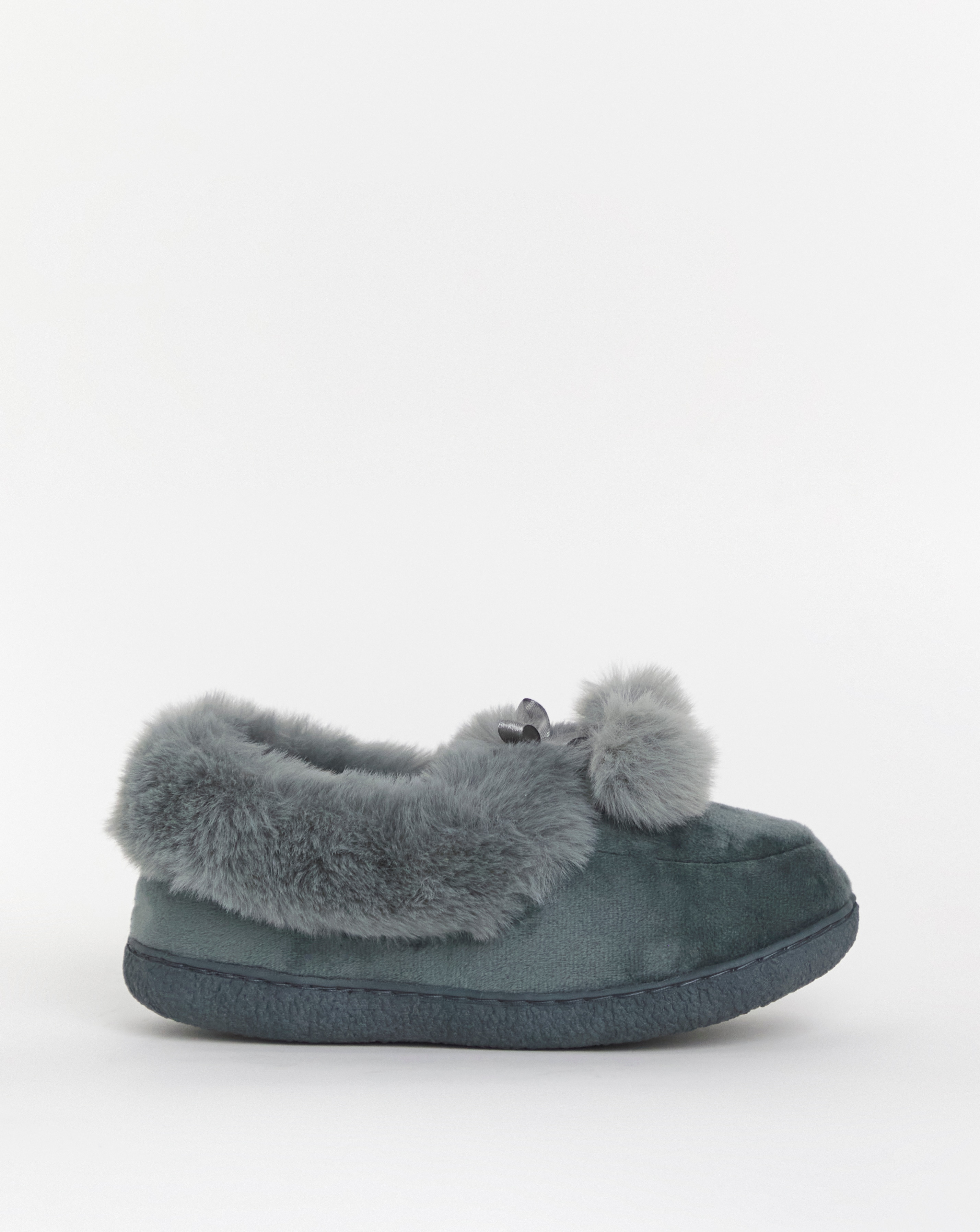 Cushion Walk Faux Fur Slippers E Fit