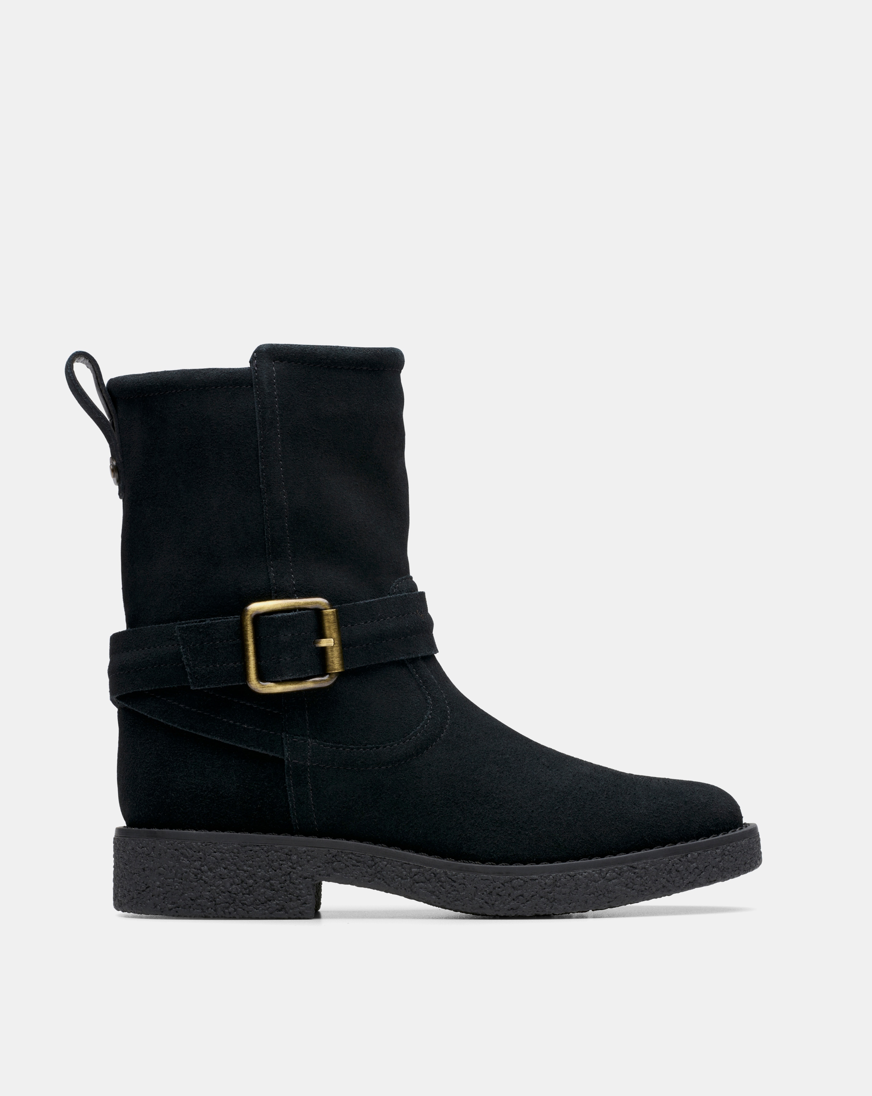 Clarks Nella Mid Suede Boot D Fit