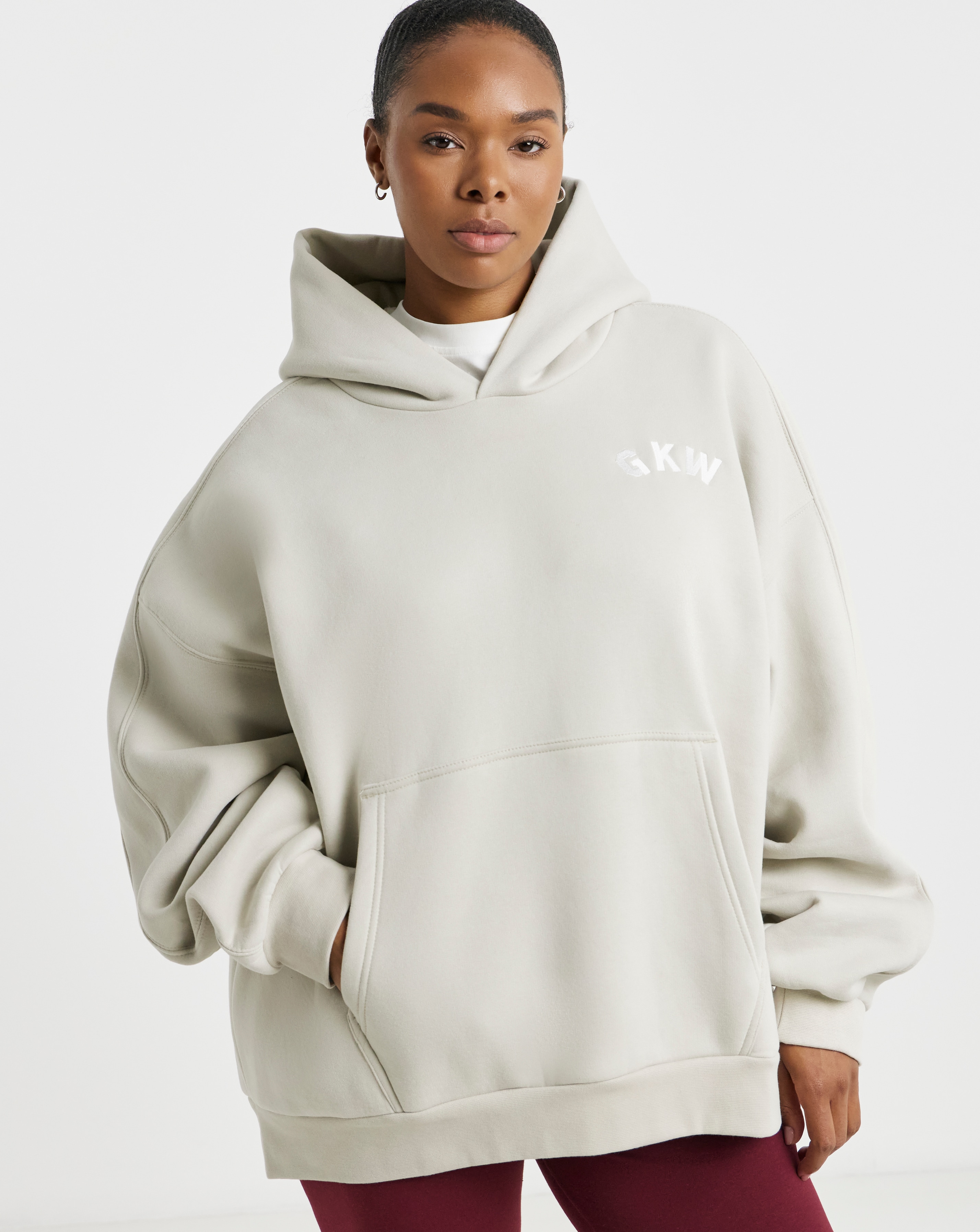 New In - Gym King Peached Oversized Hoodie