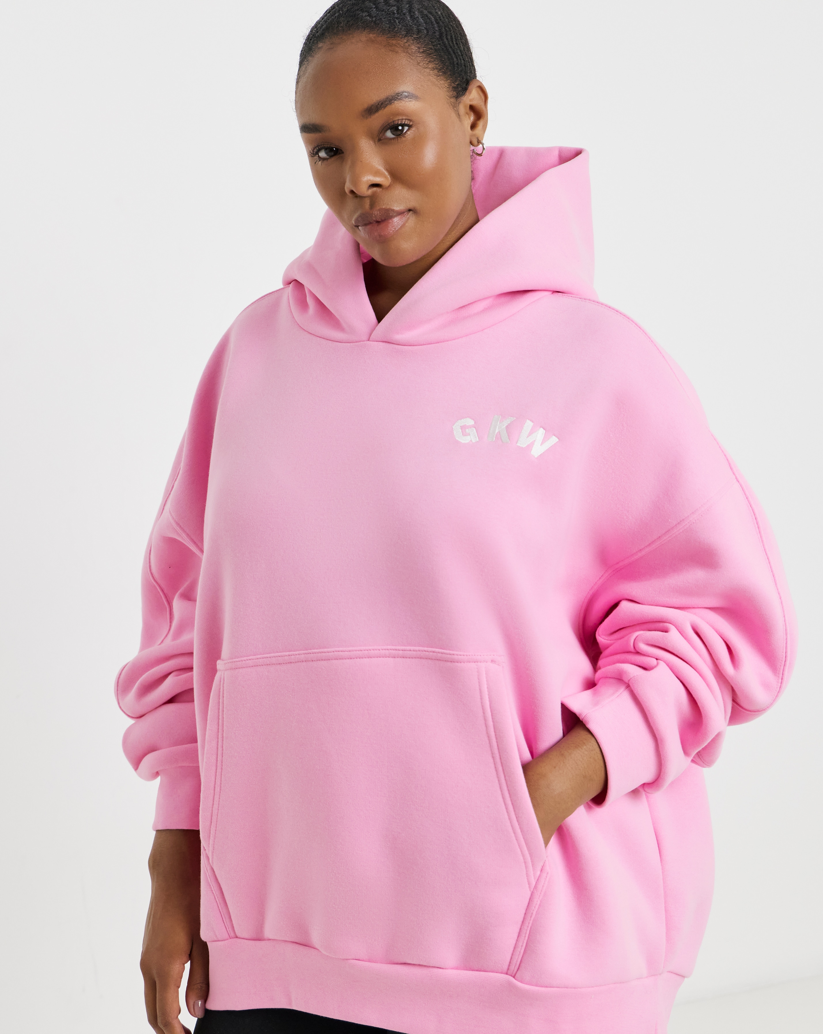 New In - Gym King Peached Oversized Hoodie