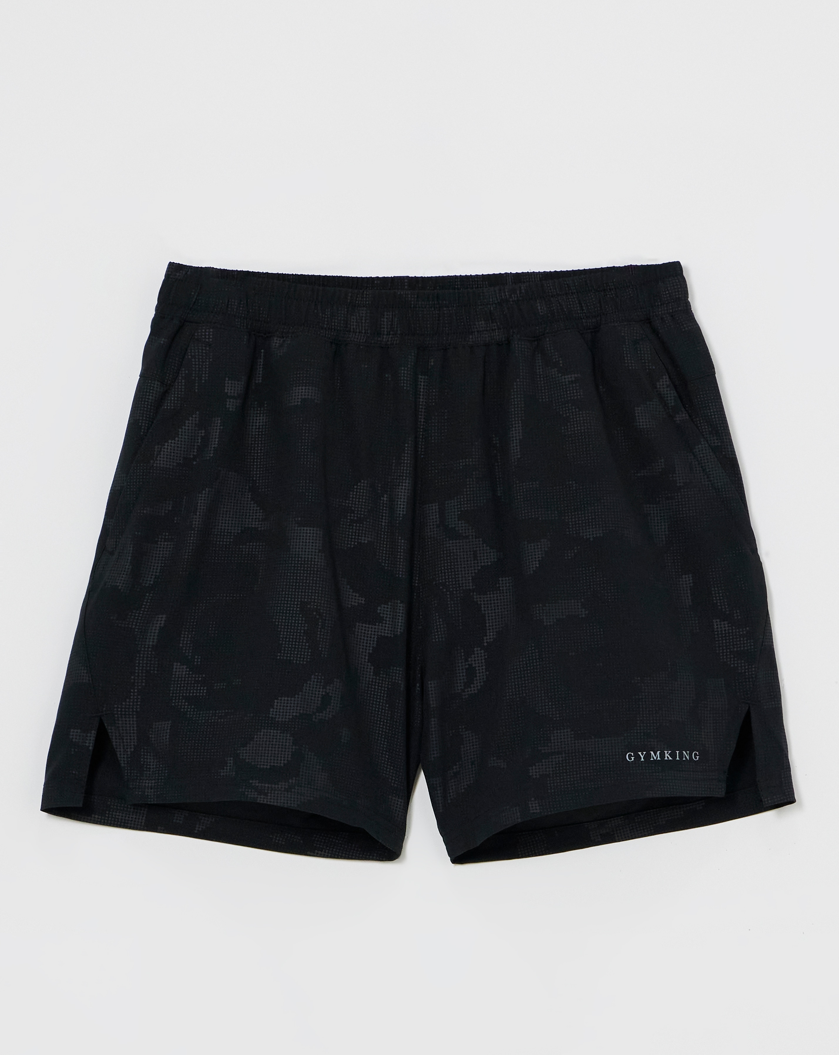 Gym King Debossed Camo Shorts