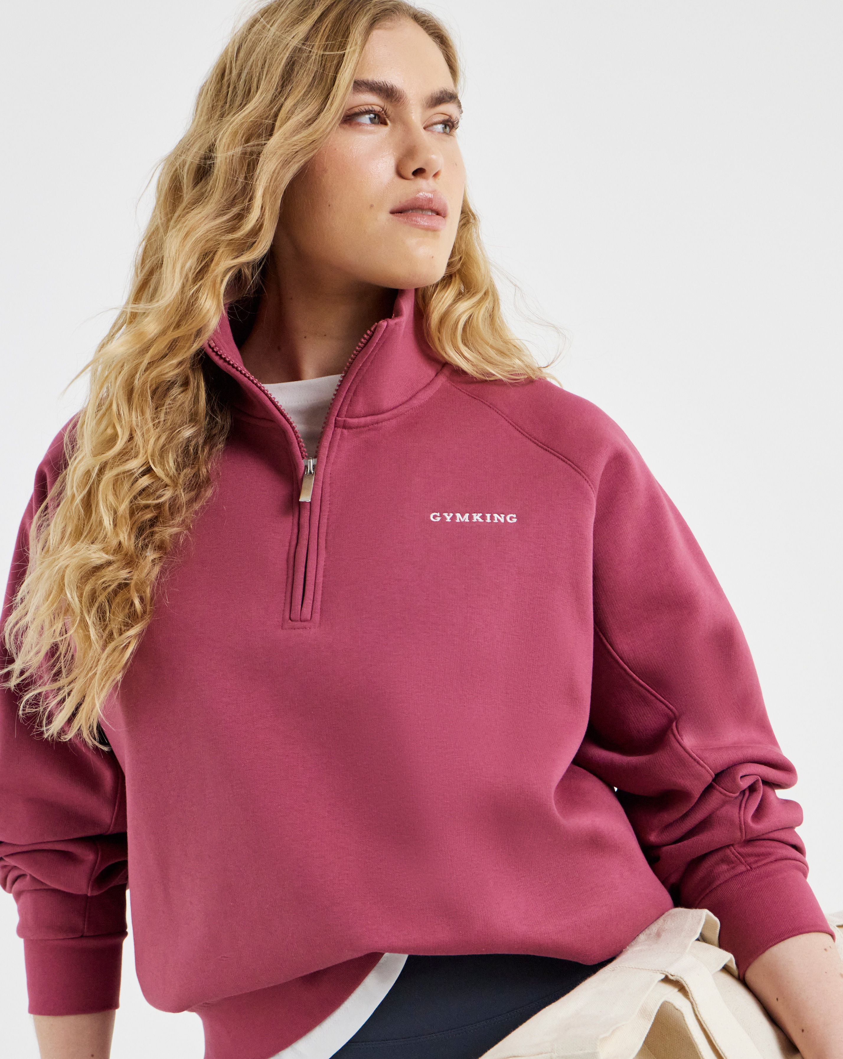 New In - Gym King 365 Raglan Sleeve Funnel Neck