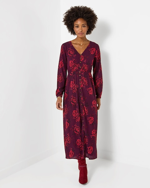 New In - Joe Browns Button Through Maxi Dress
