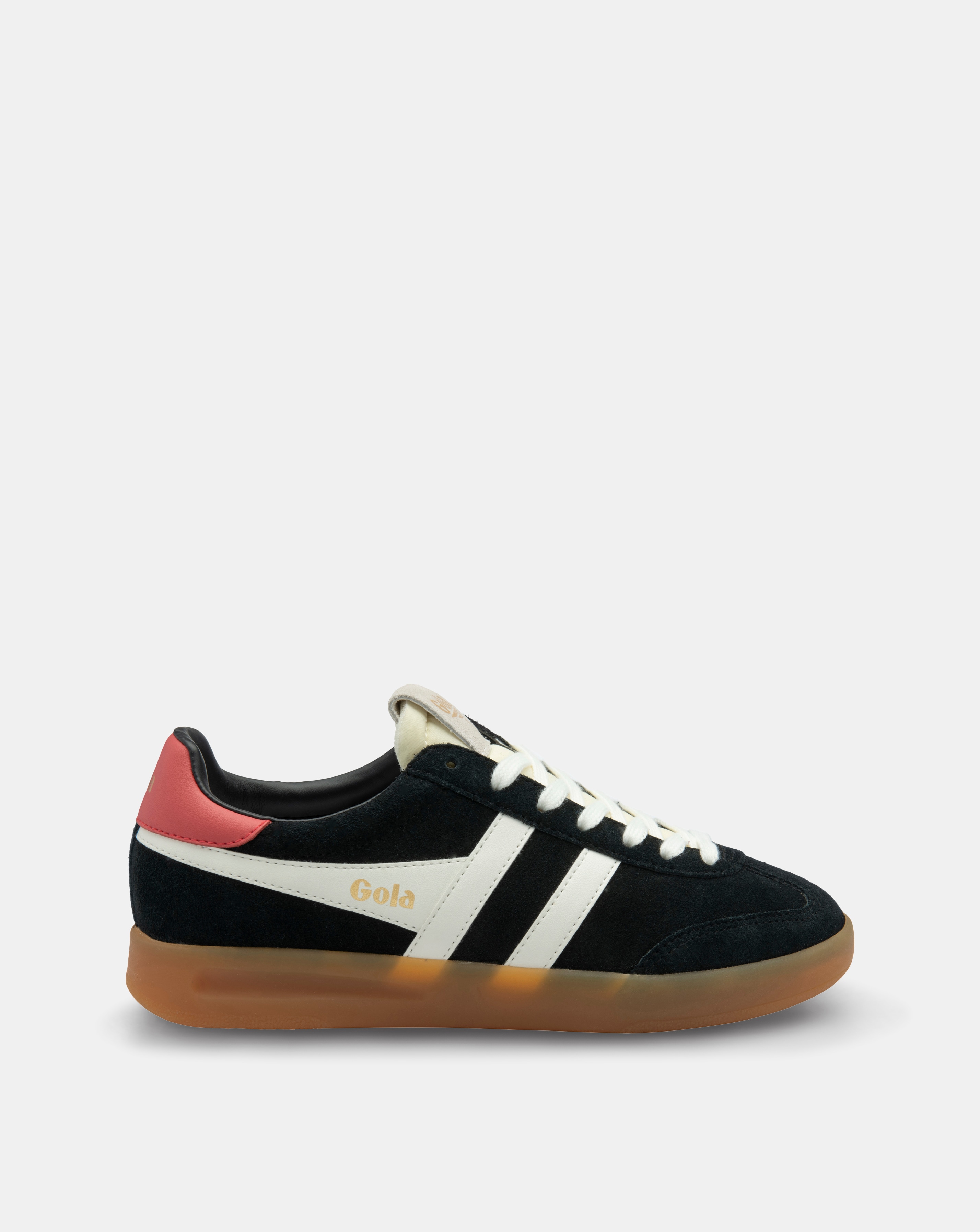 Gola Elan Trainers - Black/White/Pink