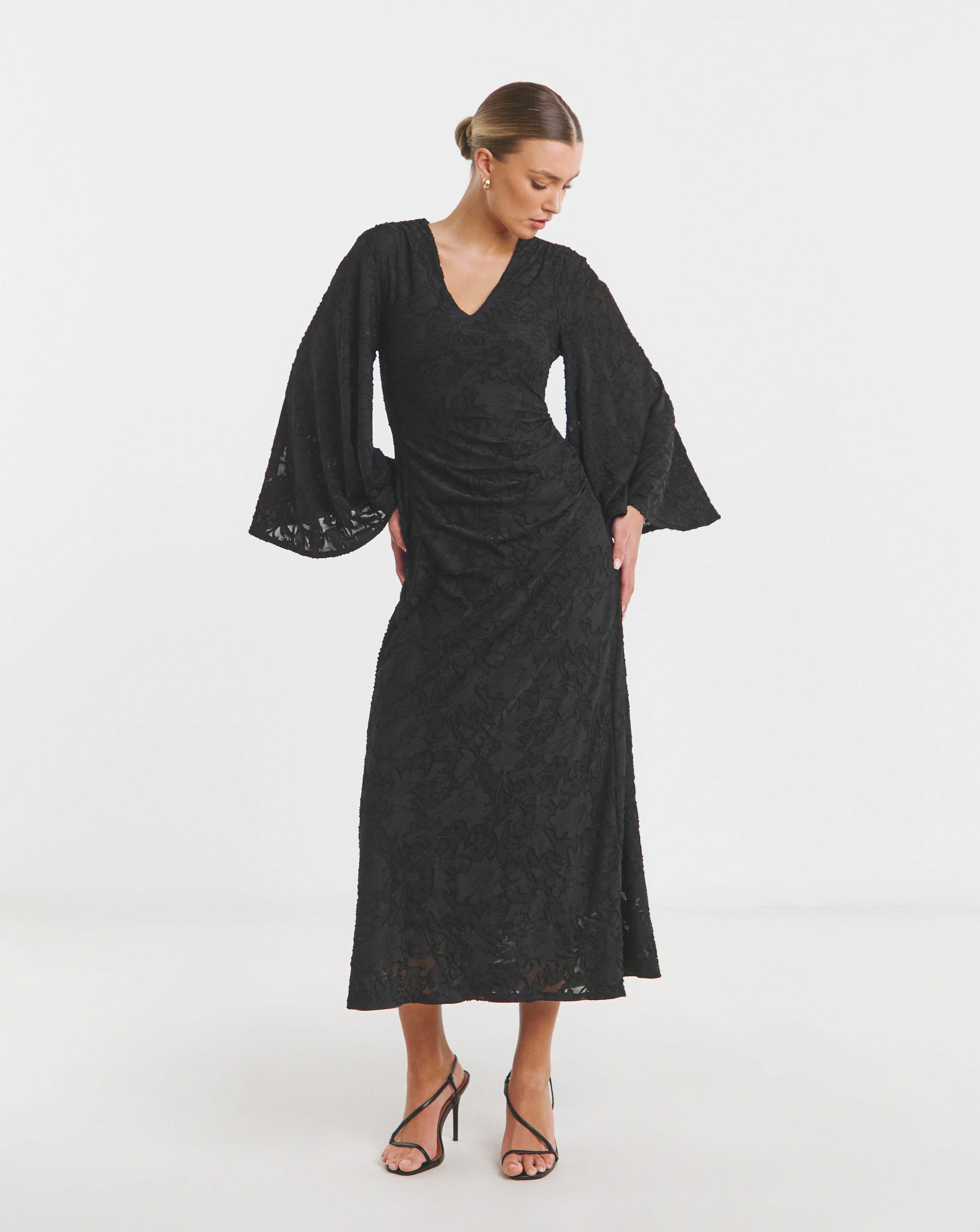 Flounce London Long Sleeve Maxi