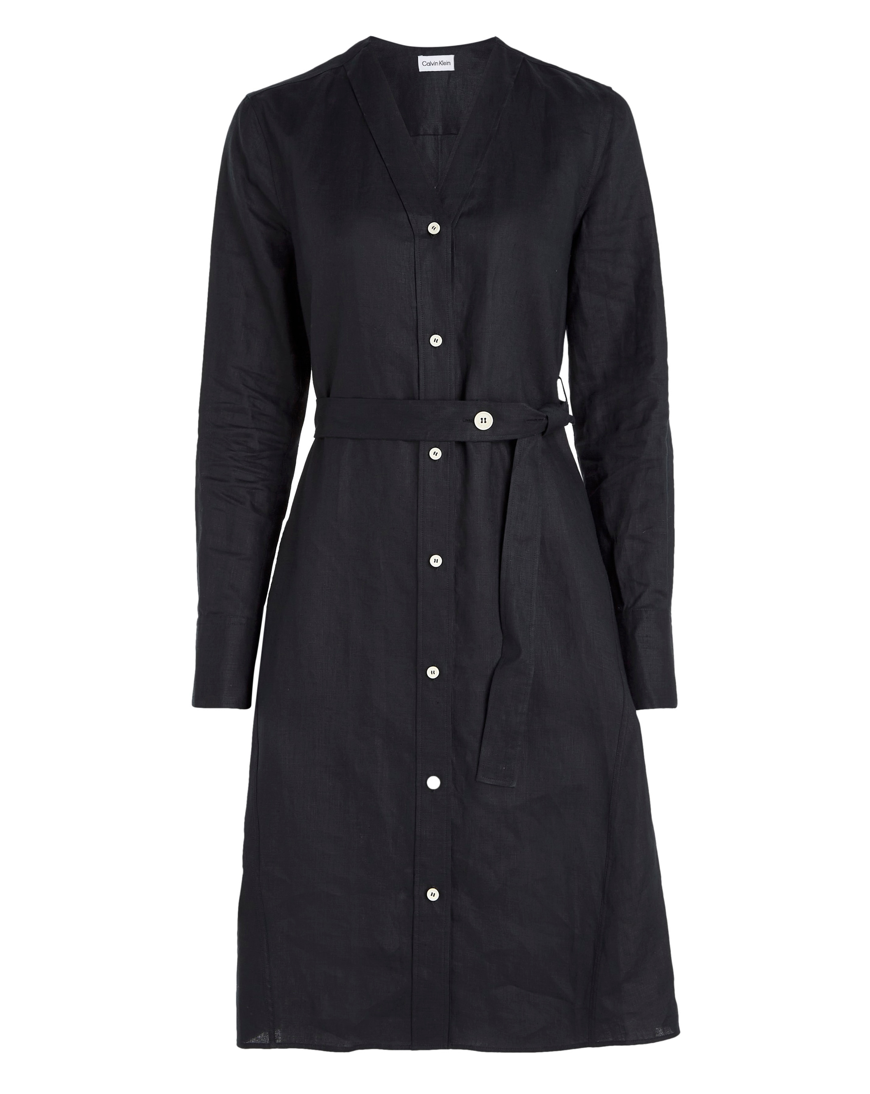 Calvin Klein Linen Midi Dress