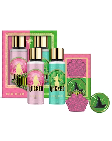 Wicked 2 x 100g Bath Fizzer & Shimmer Body Mist duo
