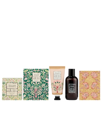 William Morris Kitchen Garden Flower Pot Bath and Body Gift Set in a  Tin