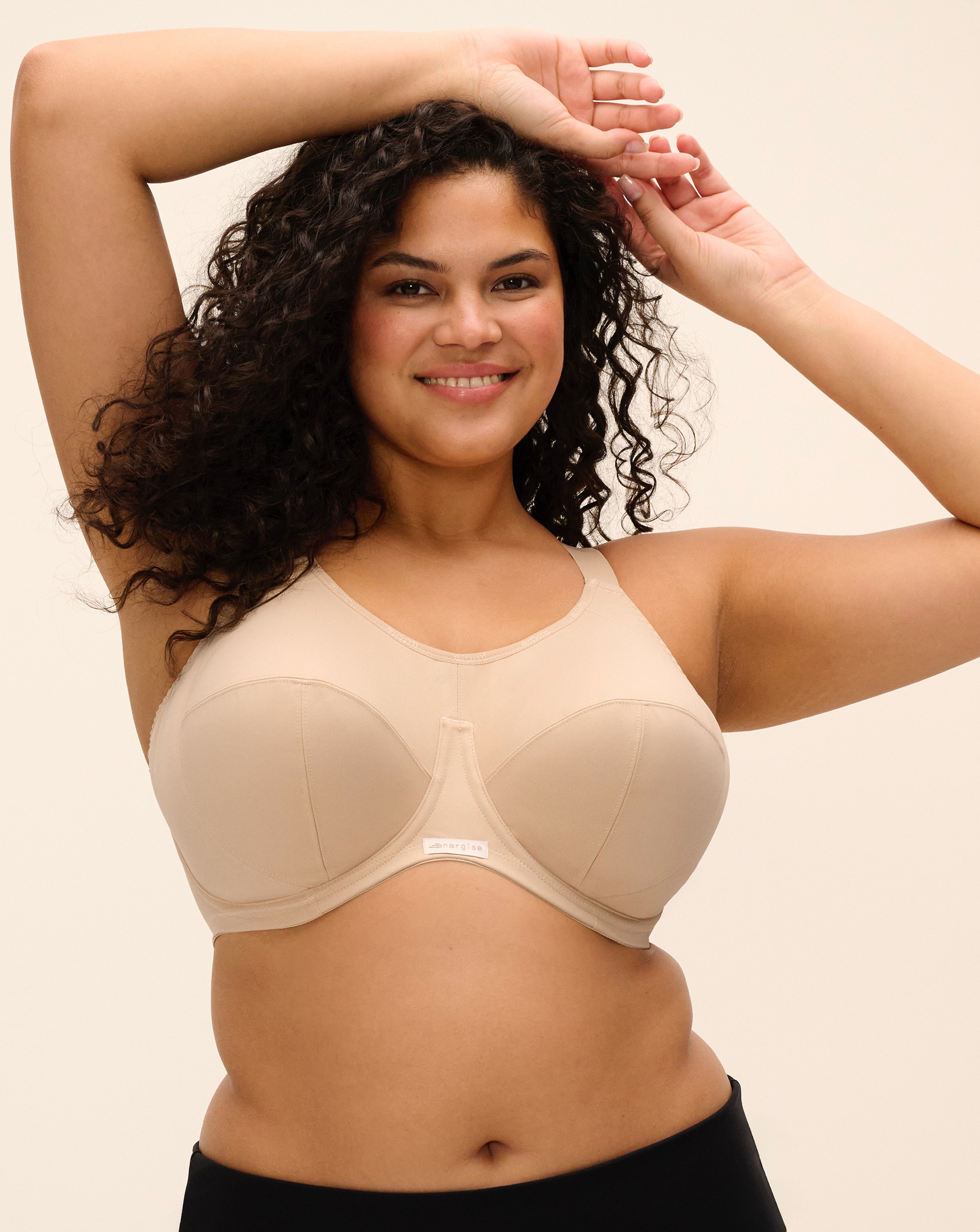 Elomi Energise Wired Sport Bra Nude