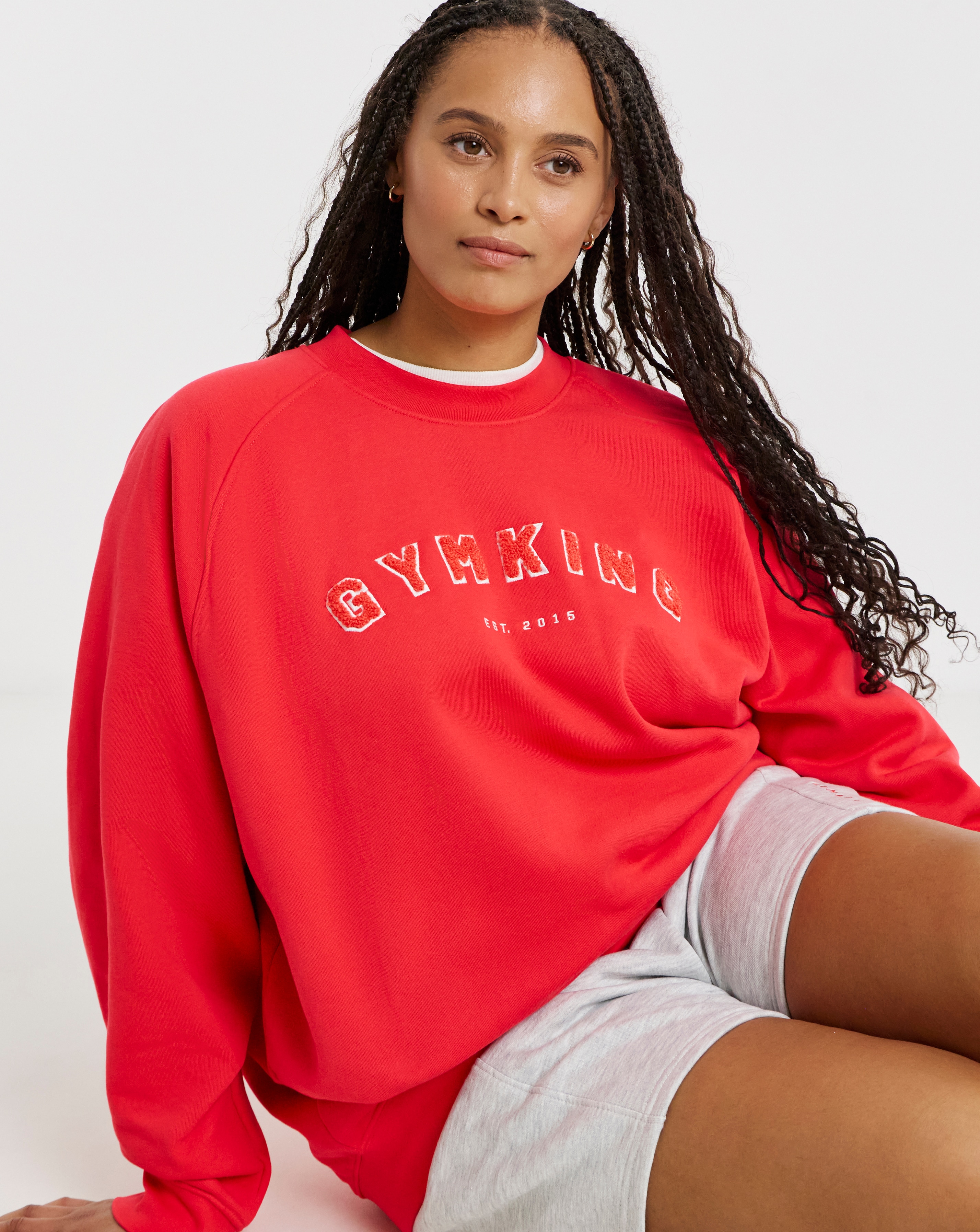 Gym King Oversized Crew Sweatshirt
