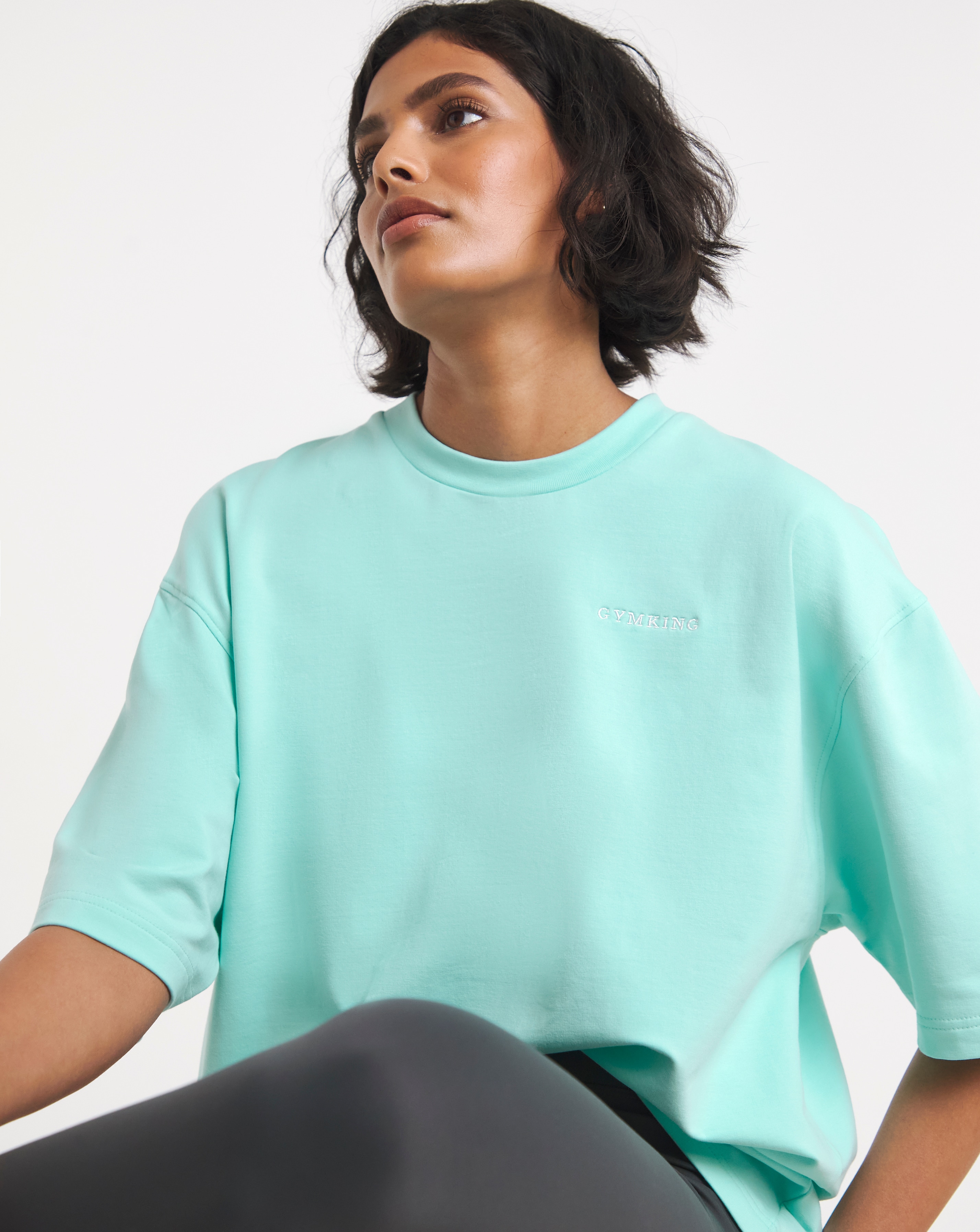 New In - Gym King 365 Micro Loopback Boxy T-Shirt