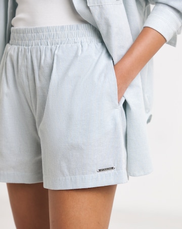Gym King Poplin Stripe Shorts