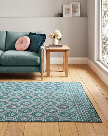 Catherine Lansfield Cameo Floral Washable Rug