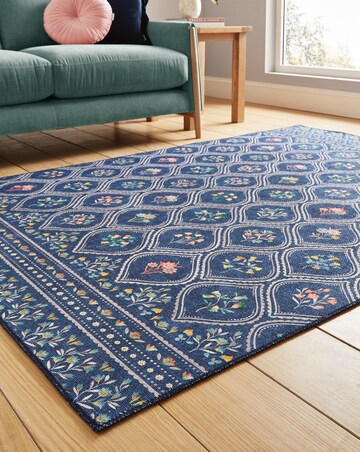 Catherine Lansfield Cameo Floral Washable Rug