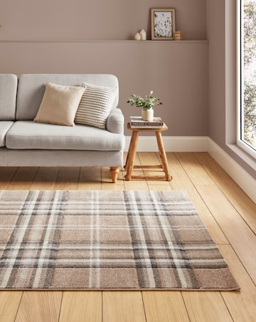 Catherine Lansfield Kelso Check Rug