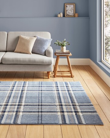 Catherine Lansfield Kelso Check Rug