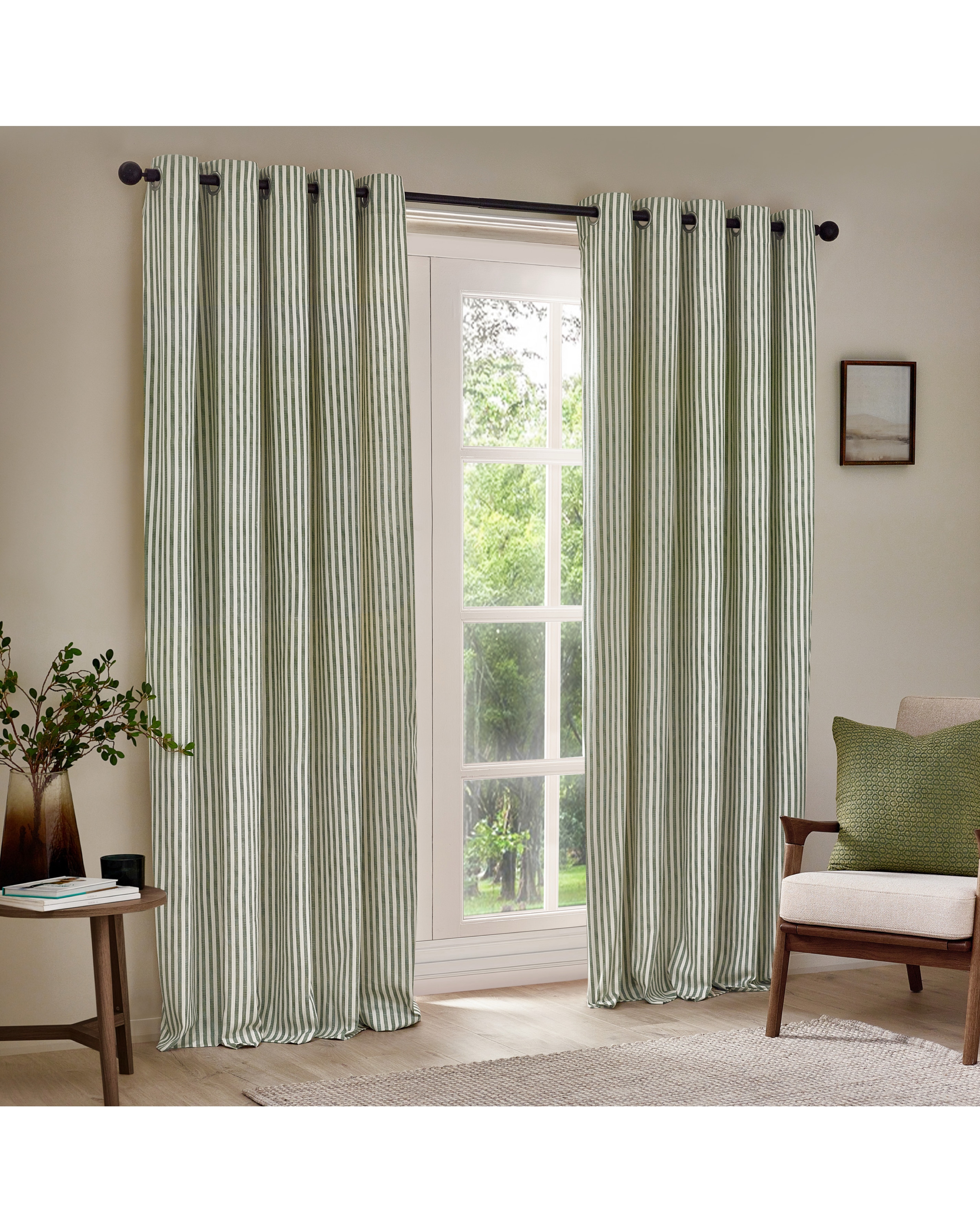 New In - Yard Hebden Cotton Eyelet Curtains