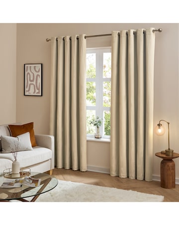 Furn. The Ultimate Velvet Blackout Pencil Pleat Curtains