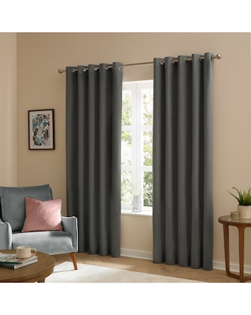 Furn. The Ultimate Velvet Blackout Pencil Pleat Curtains