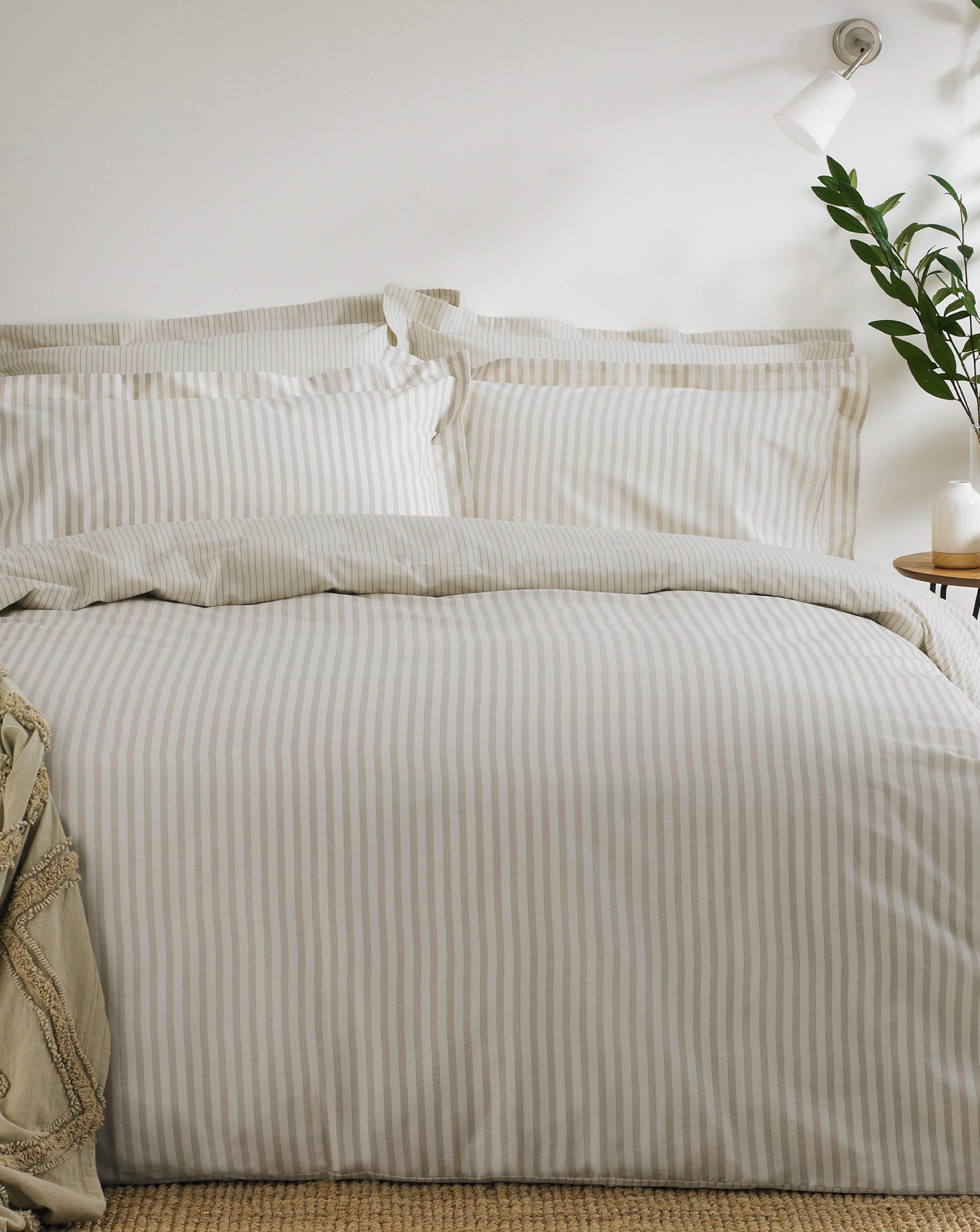 New In - Yard Hebden Stripe 100% Cotton Duvet Set