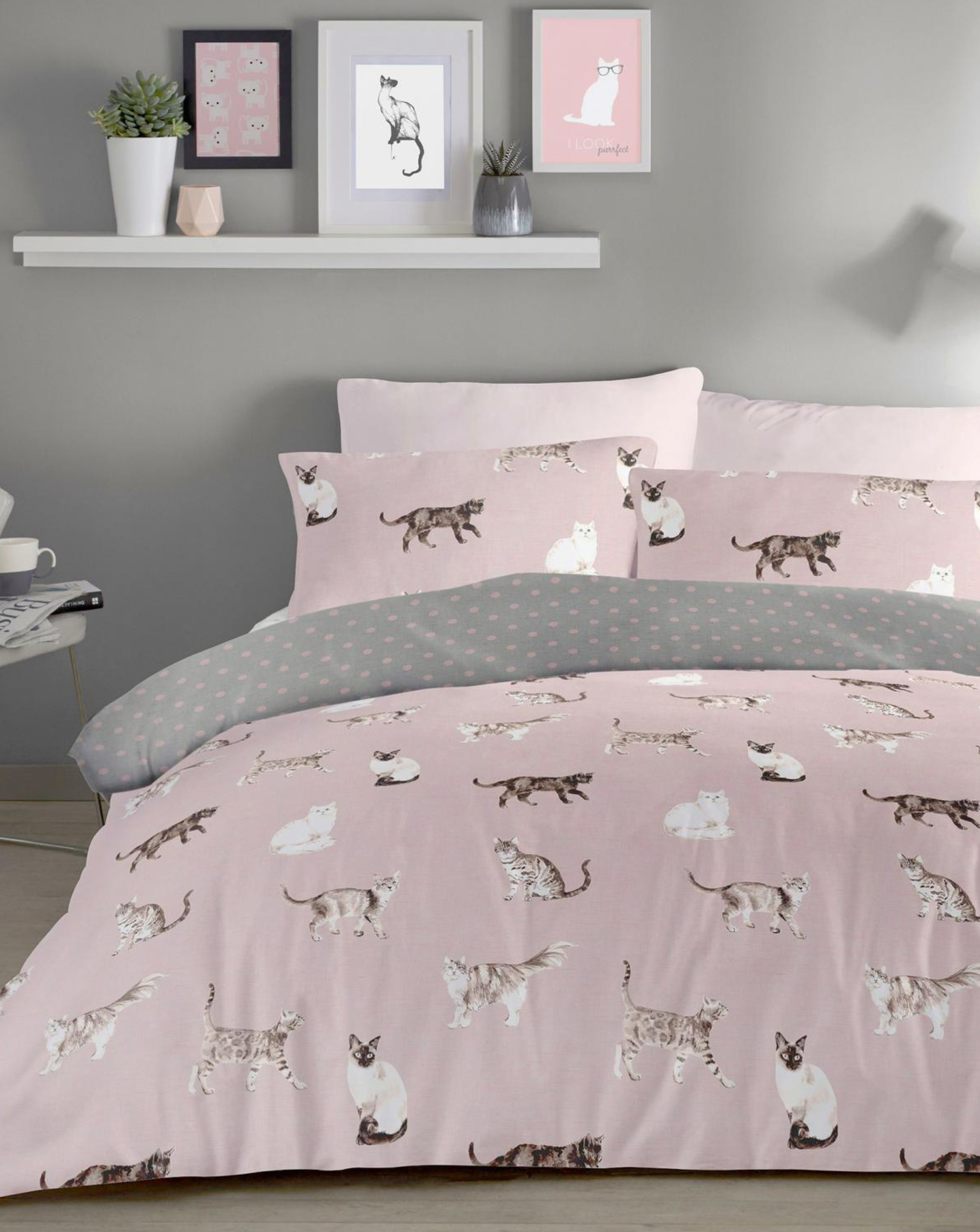 New In - Fusion Cats Duvet Cover Set