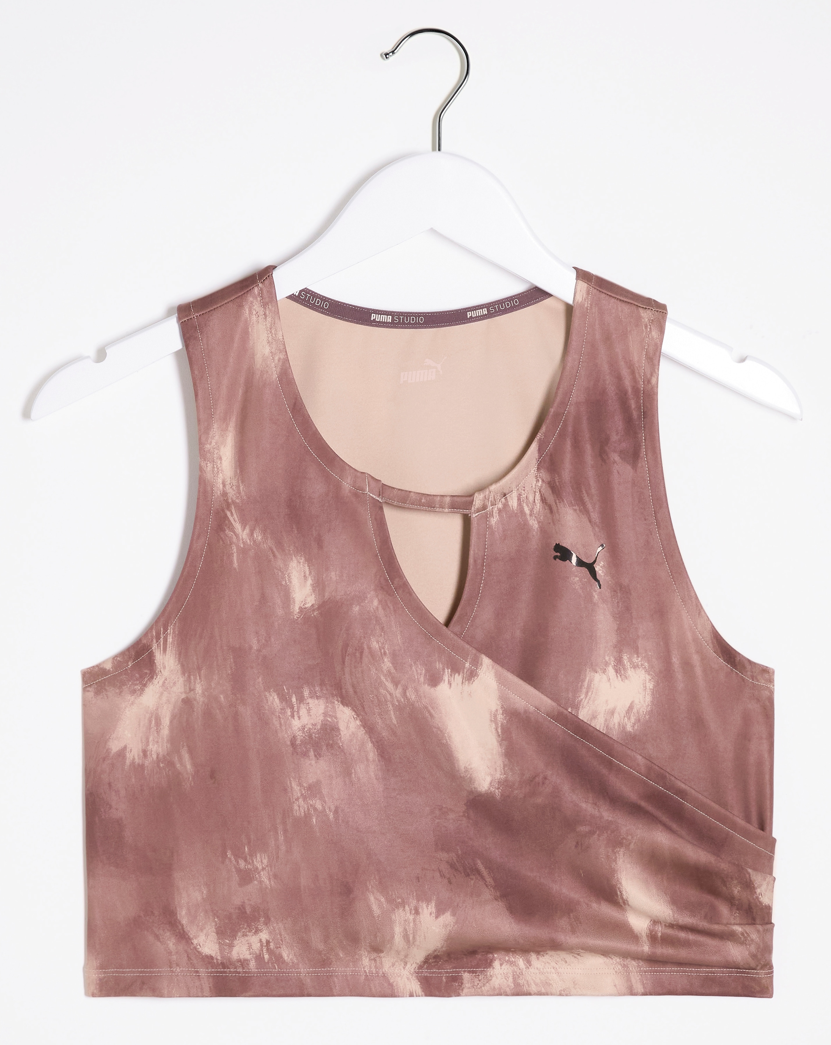 PUMA Studio All Over Print Crop Top