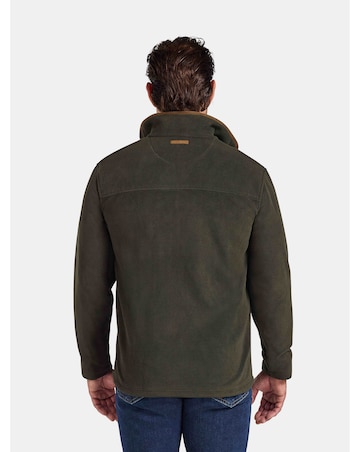 Raging Bull Fleece Zip Through Jacket Forest