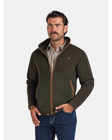 Raging Bull Fleece Zip Through Jacket Forest