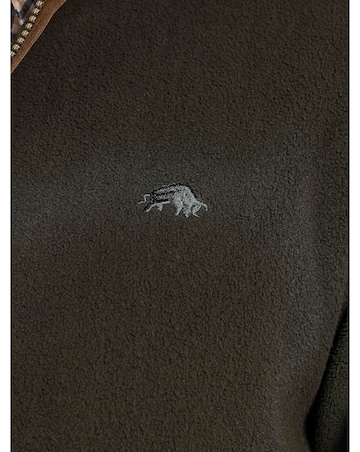 Raging Bull Fleece Zip Through Jacket Forest