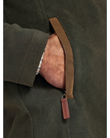 Raging Bull Fleece Zip Through Jacket Forest