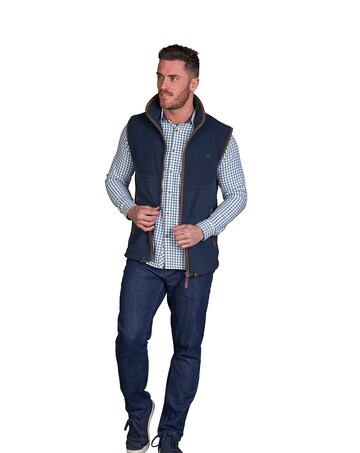 Raging Bull Fleece Gilet Navy