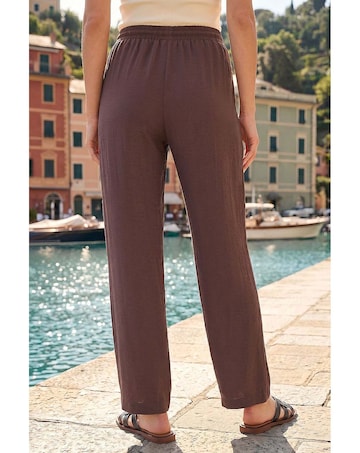 Roman Cotton Air Flow Wide Leg Trouser