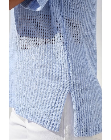 Roman Oversized Textured Stretch Top