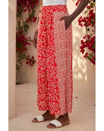 Roman Floral Border Panel Culotte
