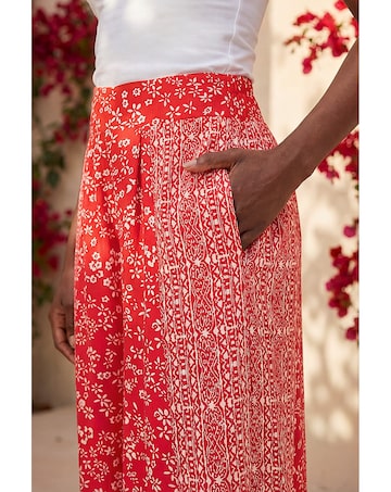Roman Floral Border Panel Culotte