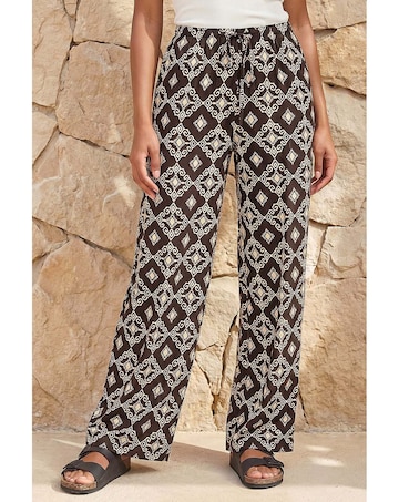 Roman Petite Geometric Trouser