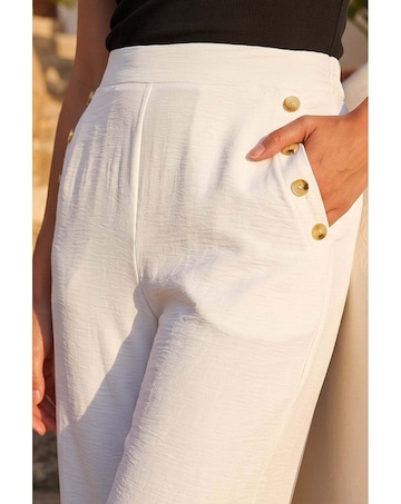 Roman Petite Button Side Trousers