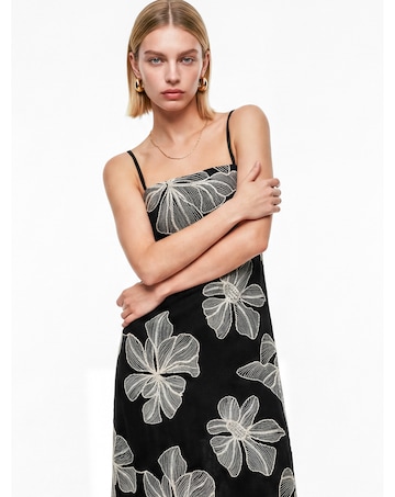Lovedrobe Embroidered Midaxi Dress
