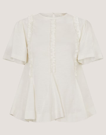 Monsoon Ria Ruffle Jersey T-Shirt