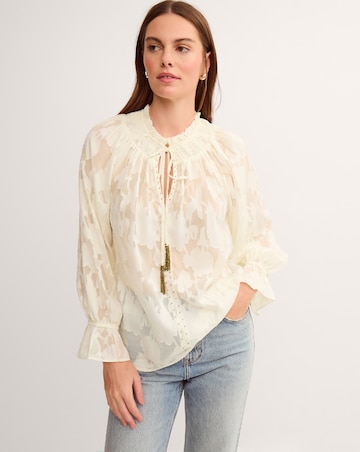 Monsoon Lyra Sheer Blouse